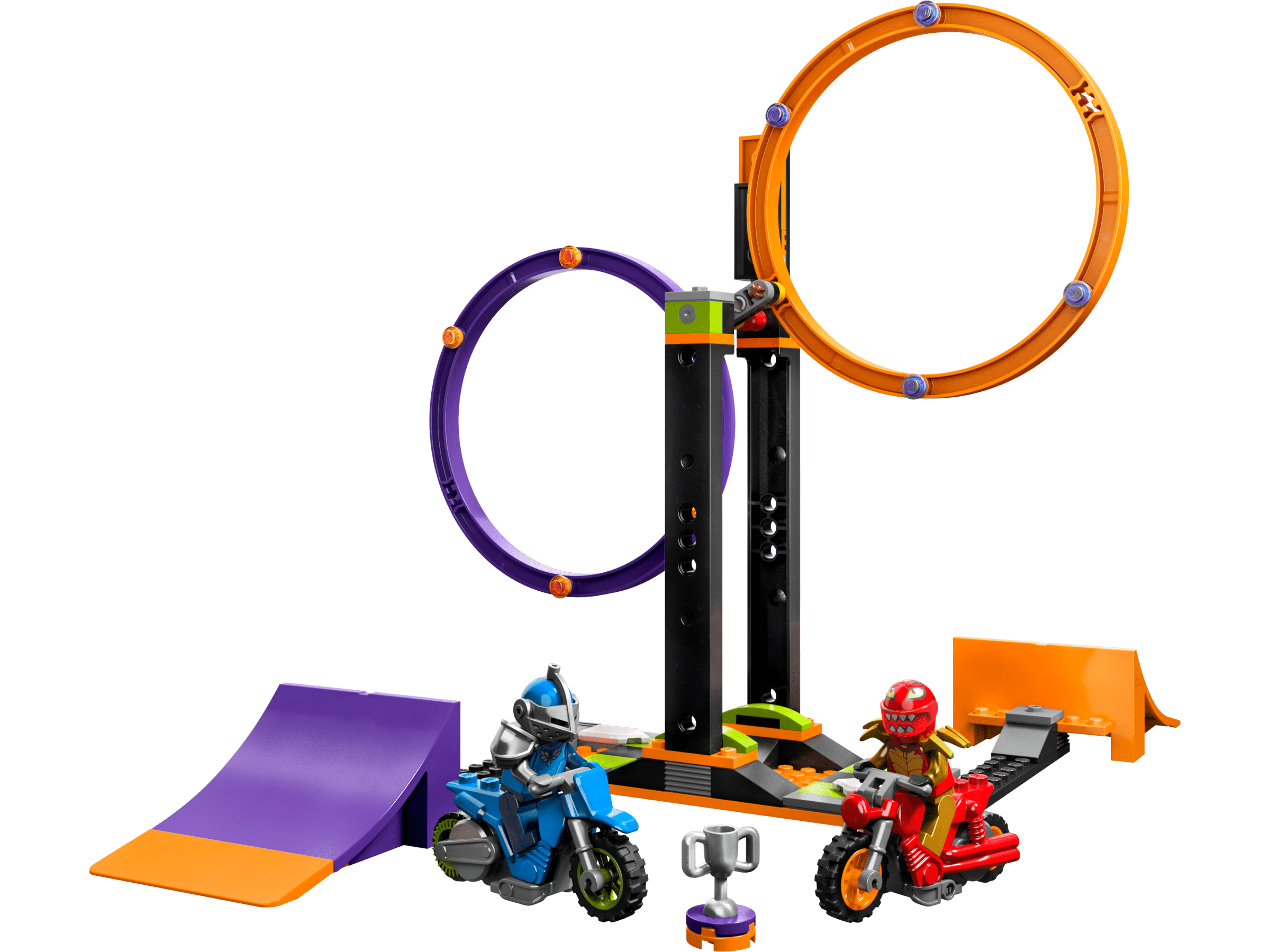 乐高LEGO 城市系列 60360  惊险旋转式特技挑战