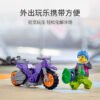 乐高(LEGO)积木 60296 摩托车后轮支撑特技
