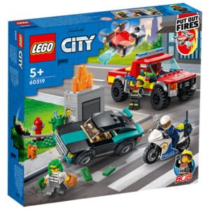 乐高(LEGO)积木 60319 消防救援与警察大追捕