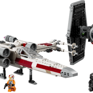 乐高(LEGO)积木 75393 TIE 战机与 X-翼战机创意组合