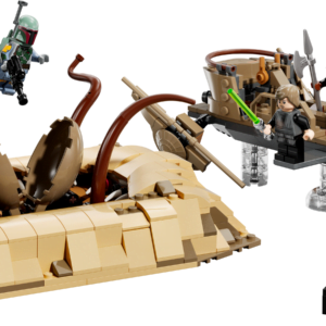 乐高(LEGO)积木 75396 沙漠浮空艇与沙拉克巨坑