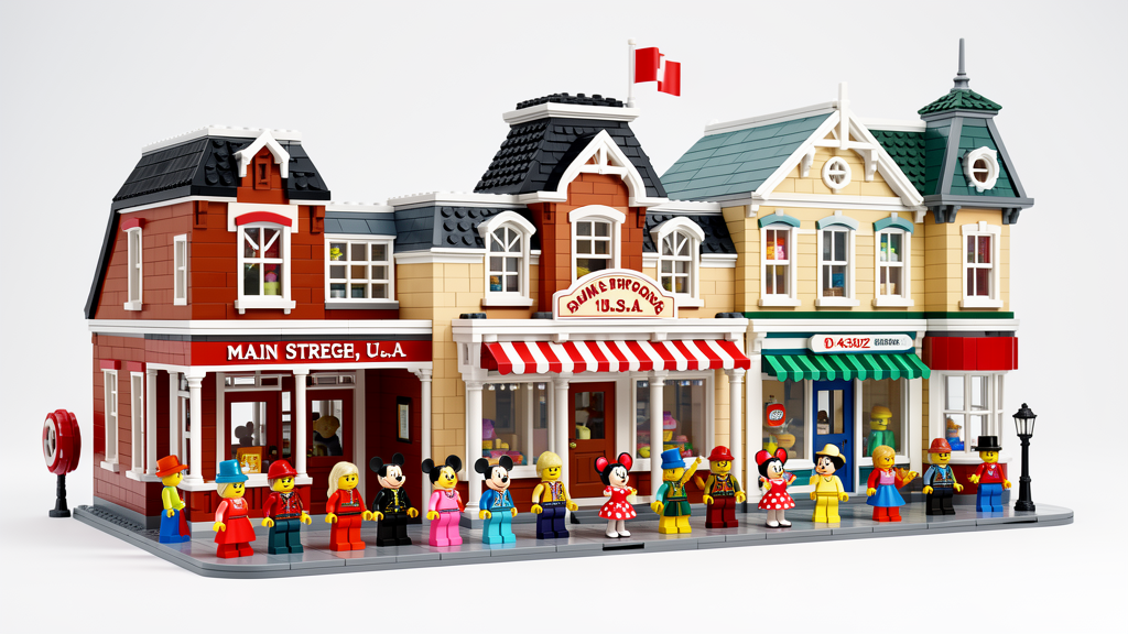 LEGO 43302 Main Street U.S.A. Disney 70周年纪念套装