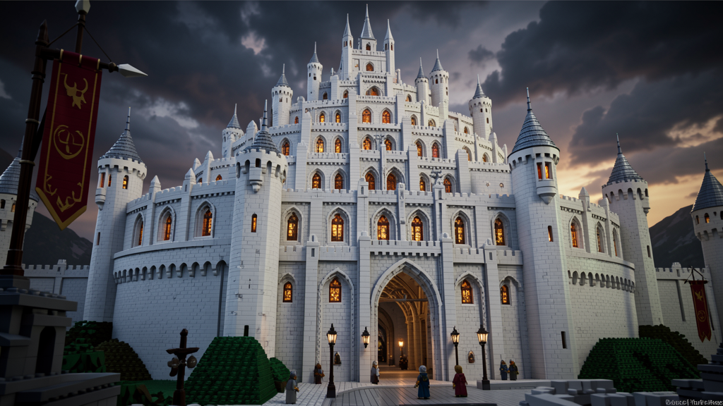 乐高指环王 11377 米那斯提力斯（Minas Tirith）正式开售！8278颗粒白城震撼登场