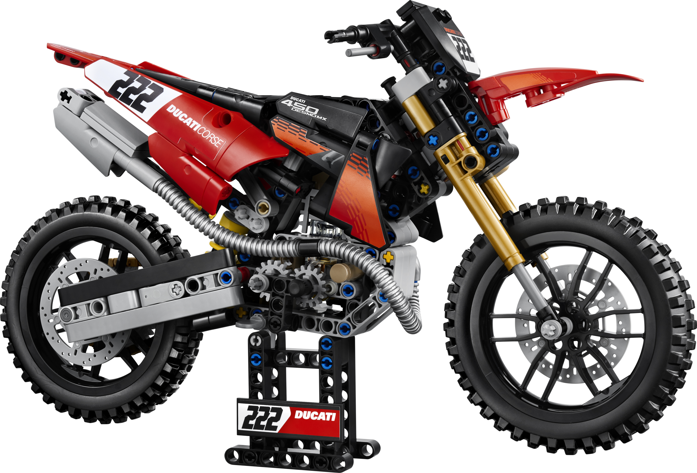 乐高 LEGO 42238 杜卡迪 Desmo450 MX 原厂摩托车
