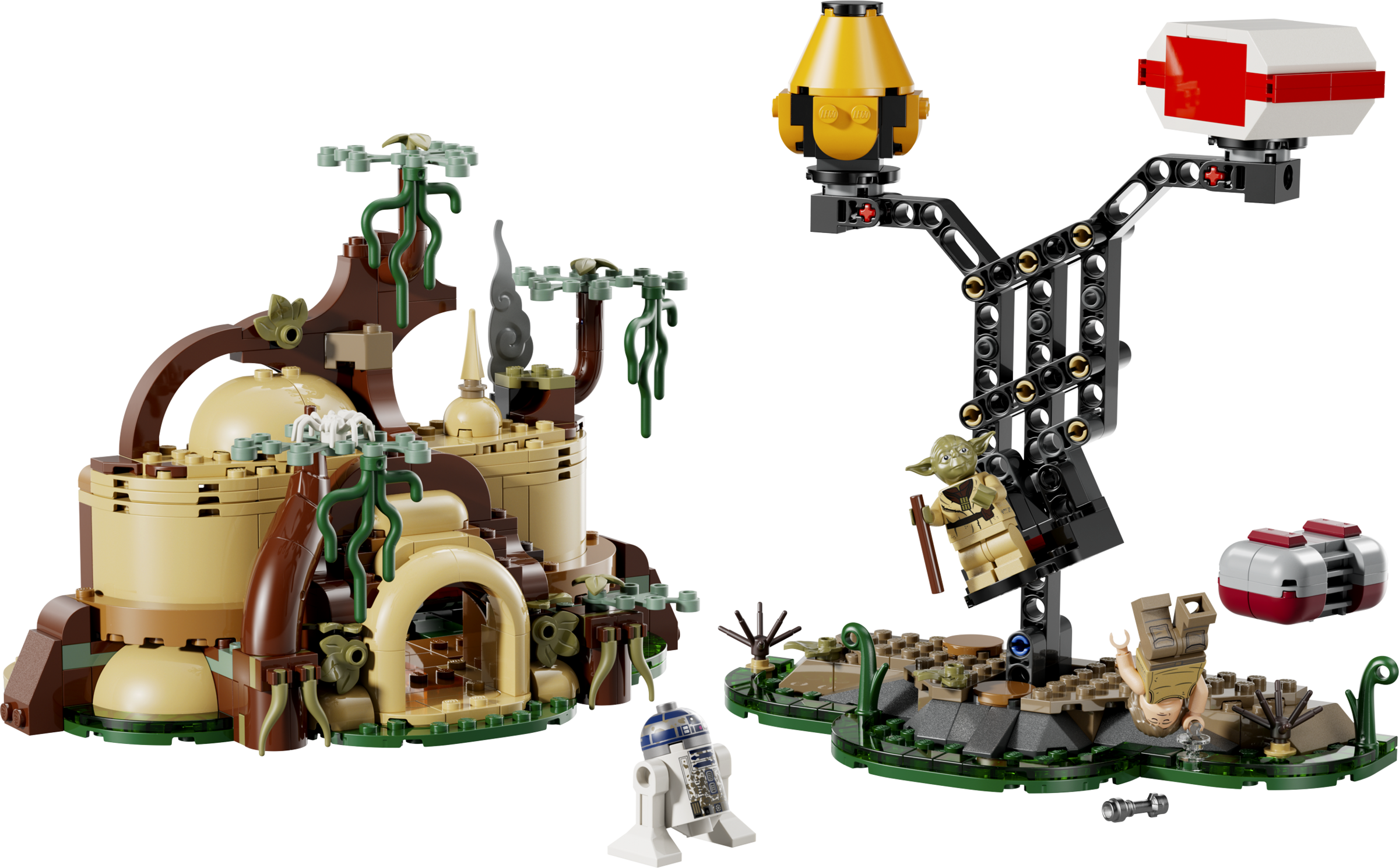 乐高 LEGO 75422 奇智妙玩:尤达大师小屋和绝地训练