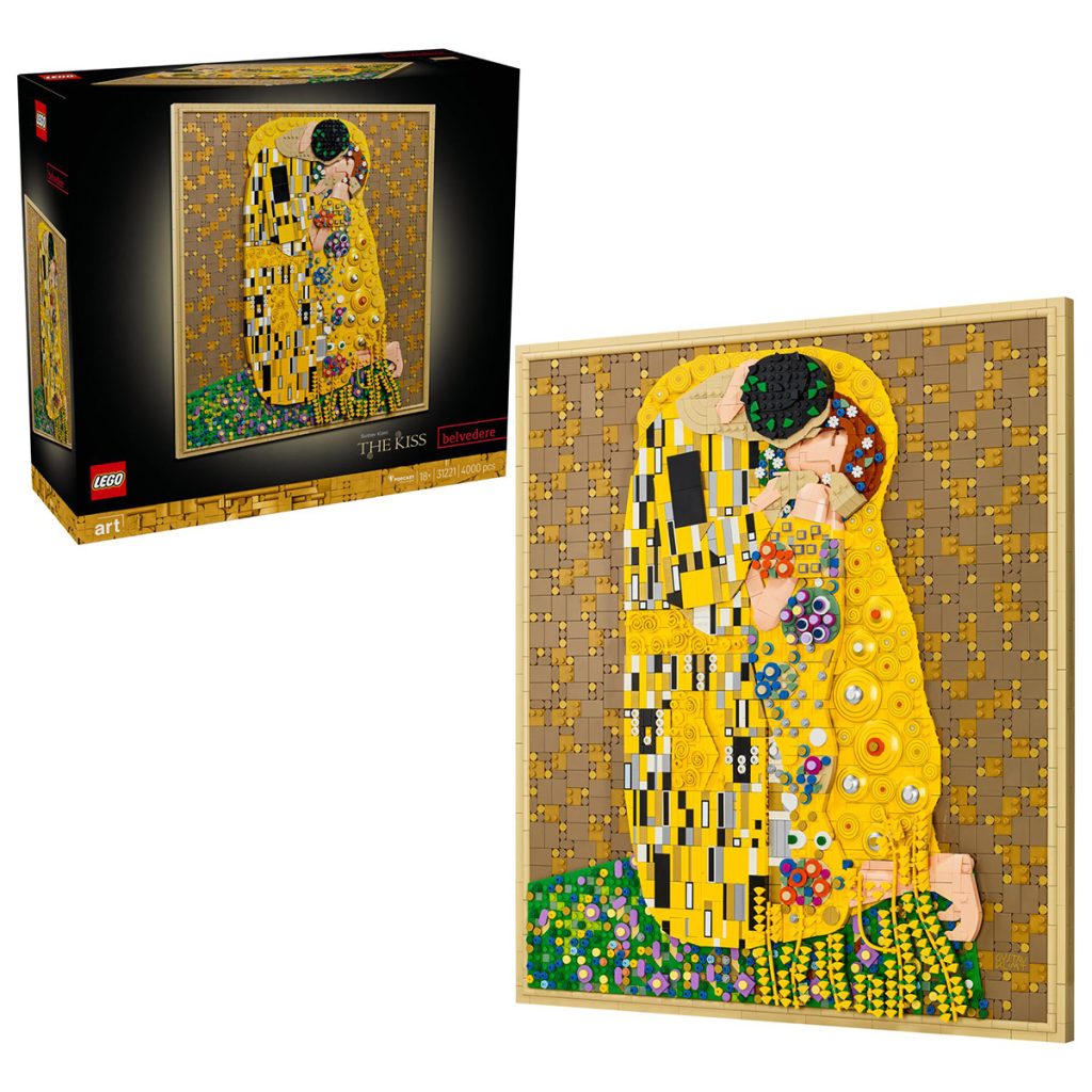 LEGO ART 31221 包装盒渲染图