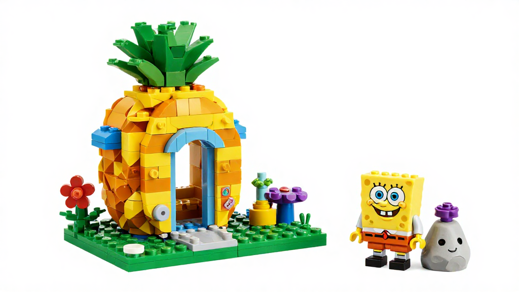 乐高海绵宝宝新套装九月上市——Icons 11386比奇堡与BrickHeadz 40858双线齐发