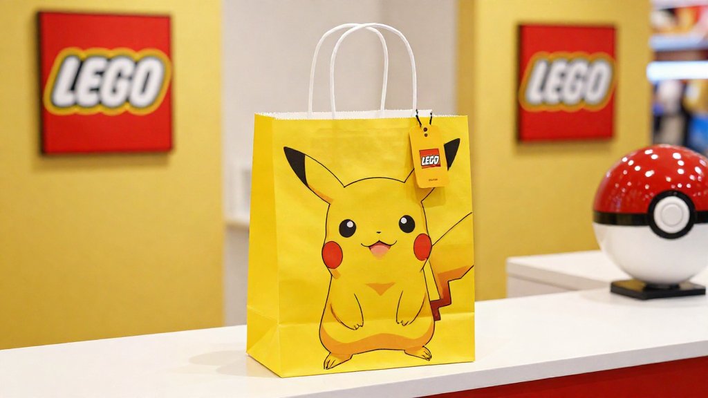 乐高宝可梦促销纸袋Promotional Paperbags