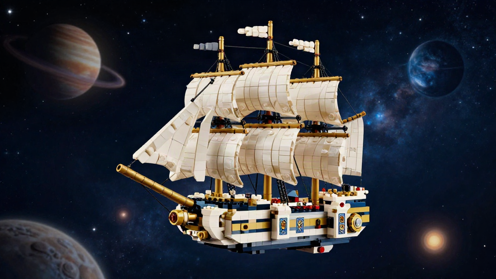 乐高Ideas 星银岛 RLS Legacy 飞船 MOC