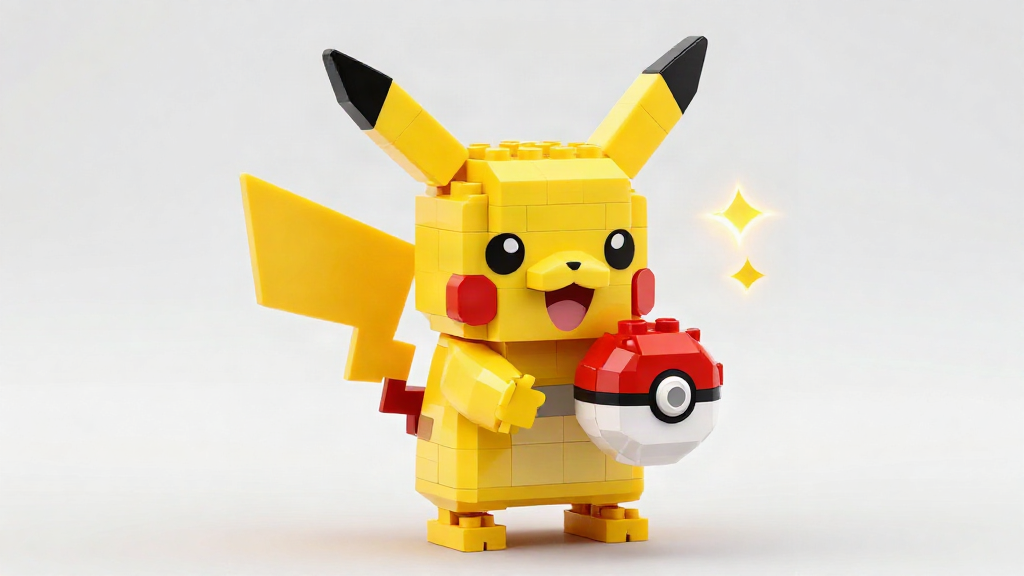 LEGO 72152 皮卡丘与精灵球套装展示图