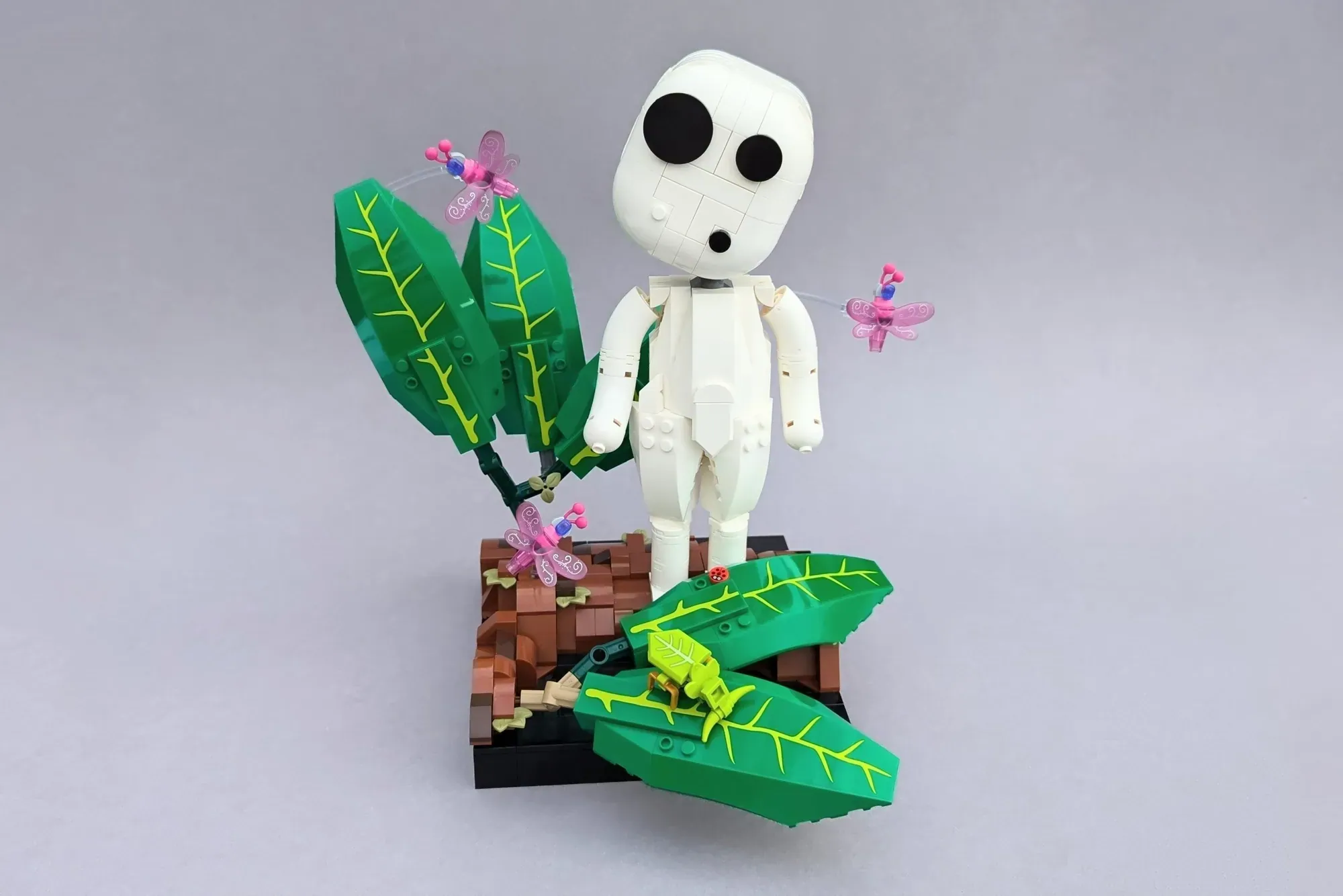 乐高幽灵公主树精Kodama Ideas项目成品模型实拍