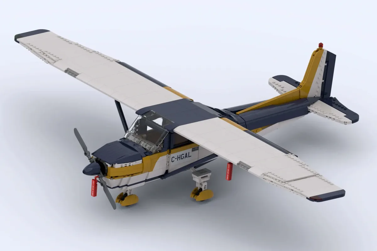 乐高Cessna 172塞斯纳破万票：2000颗粒85cm闯第三轮评审