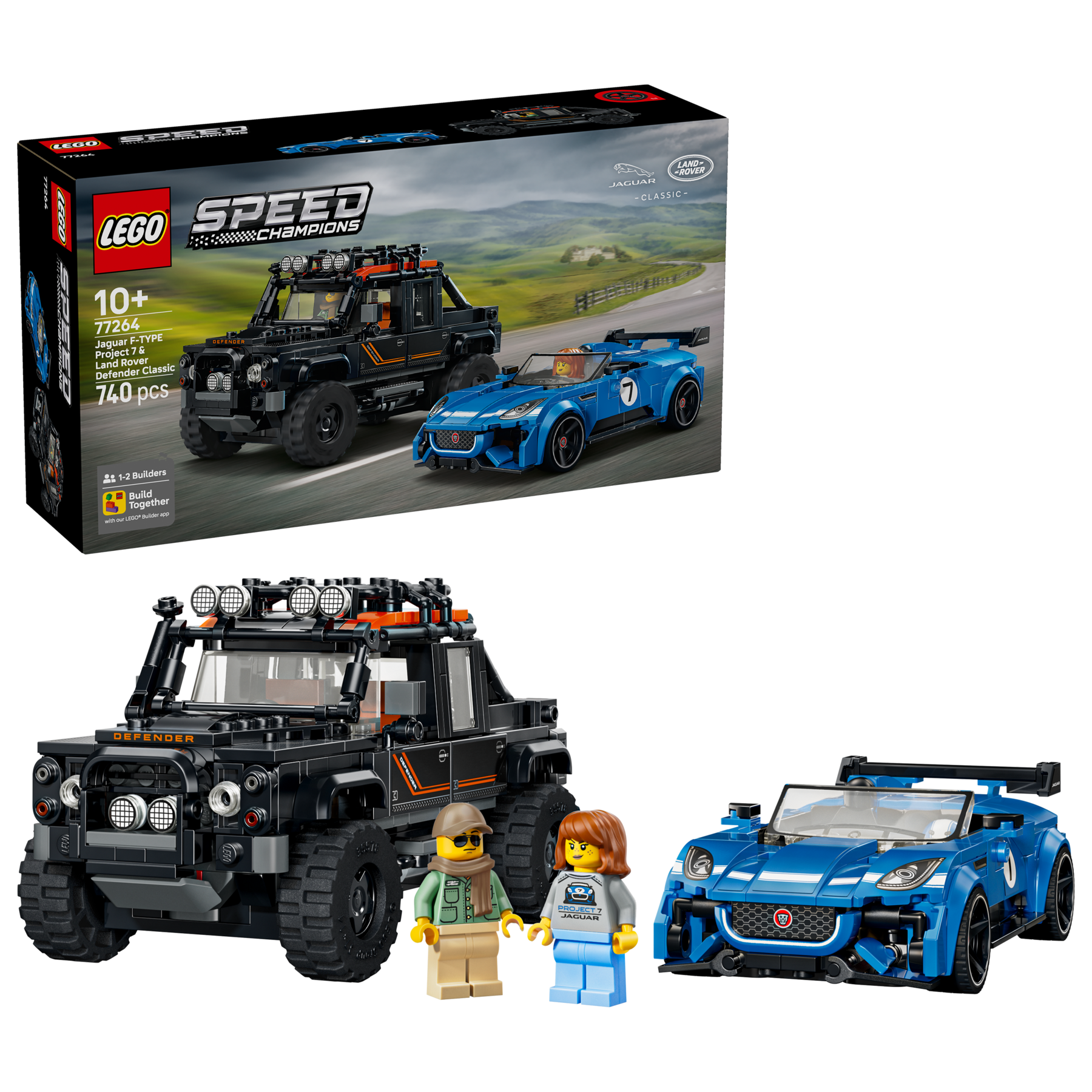 乐高 LEGO 77264 捷豹Project 7&路虎Defender - 图片 3