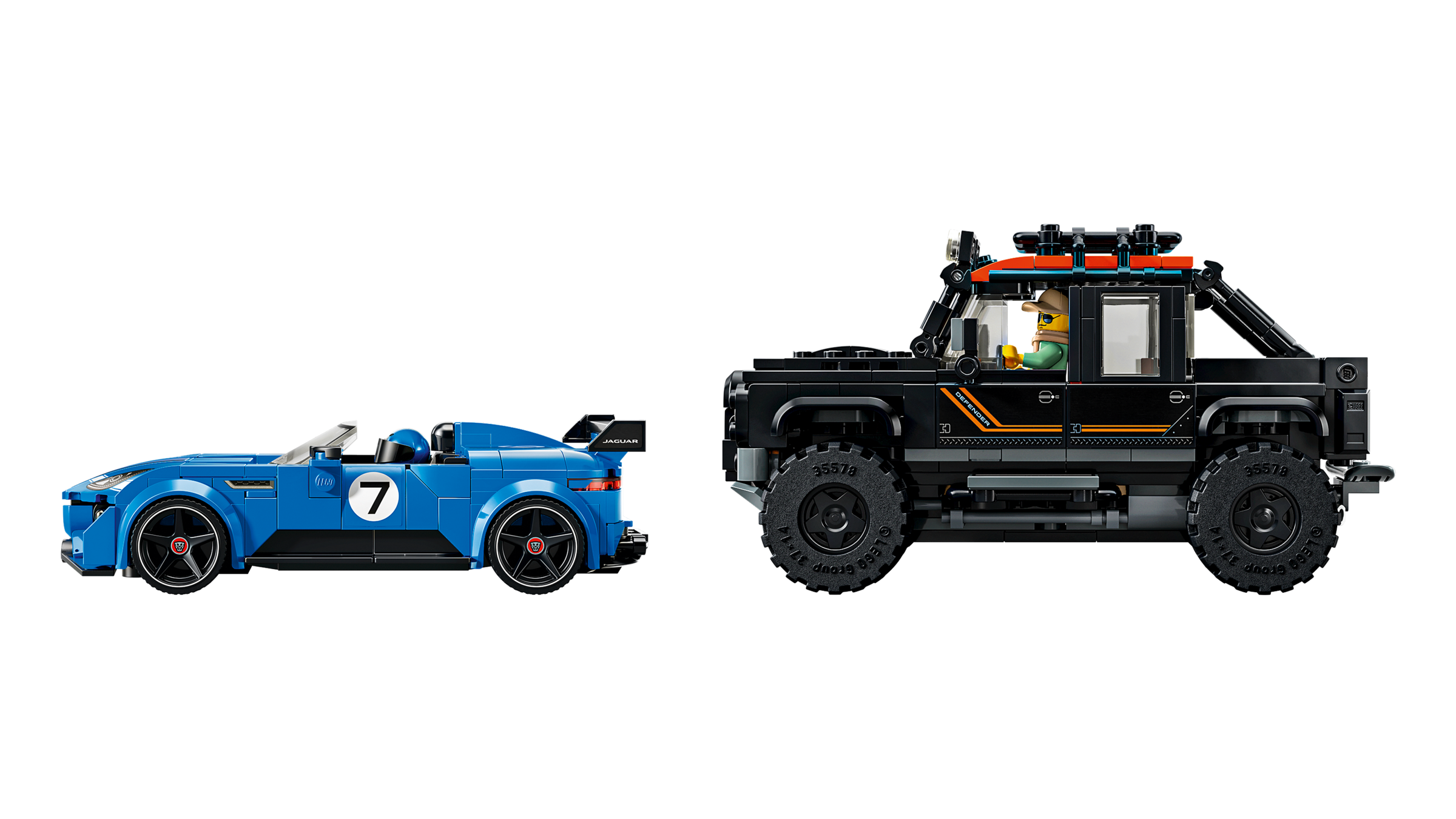 乐高 LEGO 77264 捷豹Project 7&路虎Defender - 图片 4