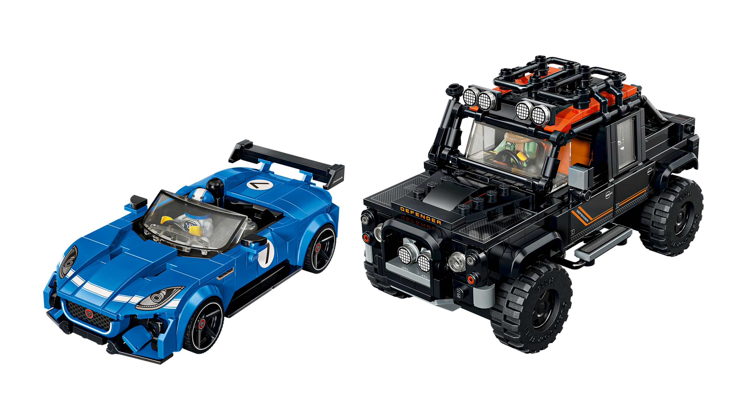 乐高 LEGO 77264 捷豹Project 7&路虎Defender - 图片 5