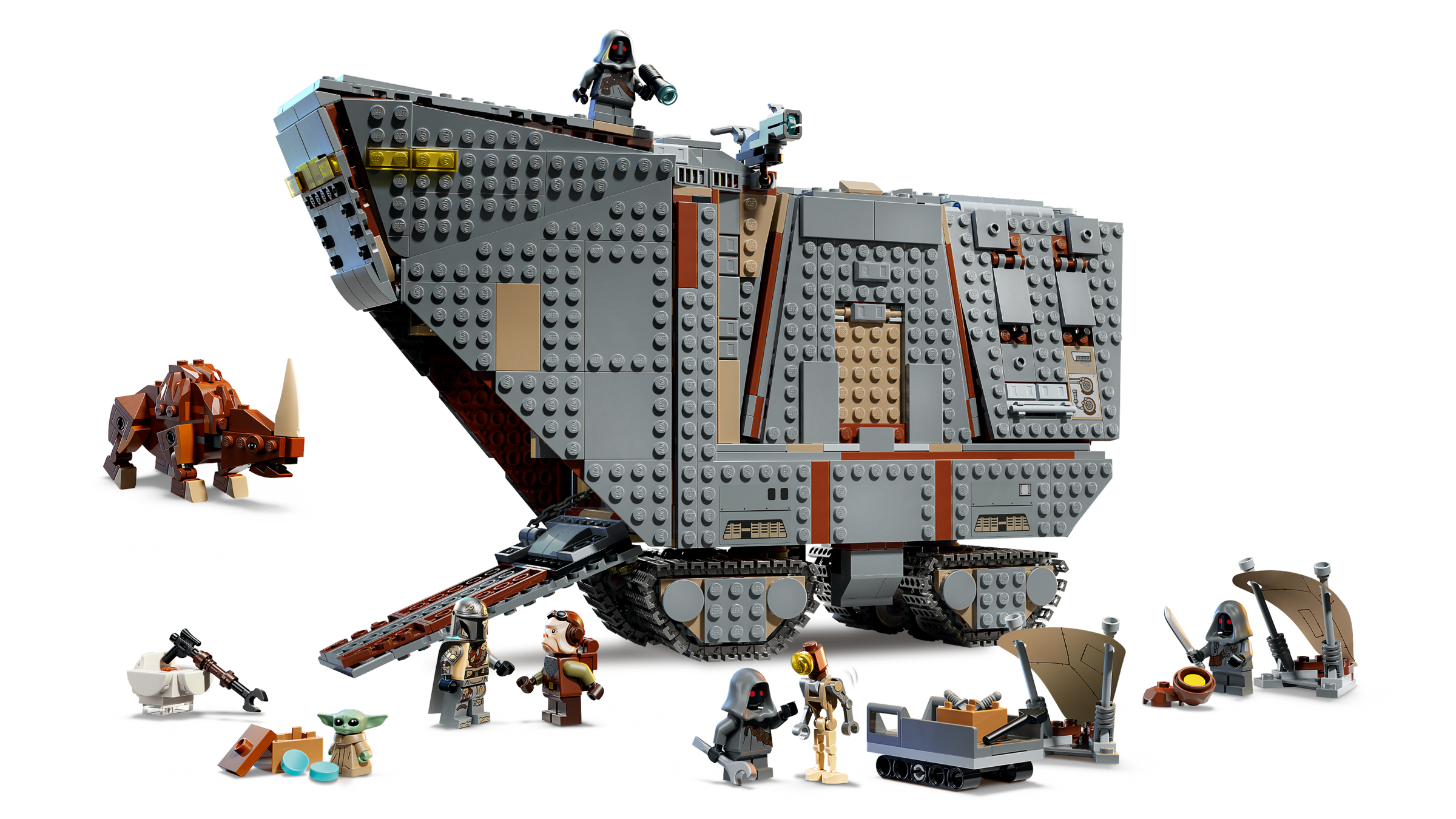 乐高 LEGO 75453 外域沙漠履带车和泥角兽 - 图片 6
