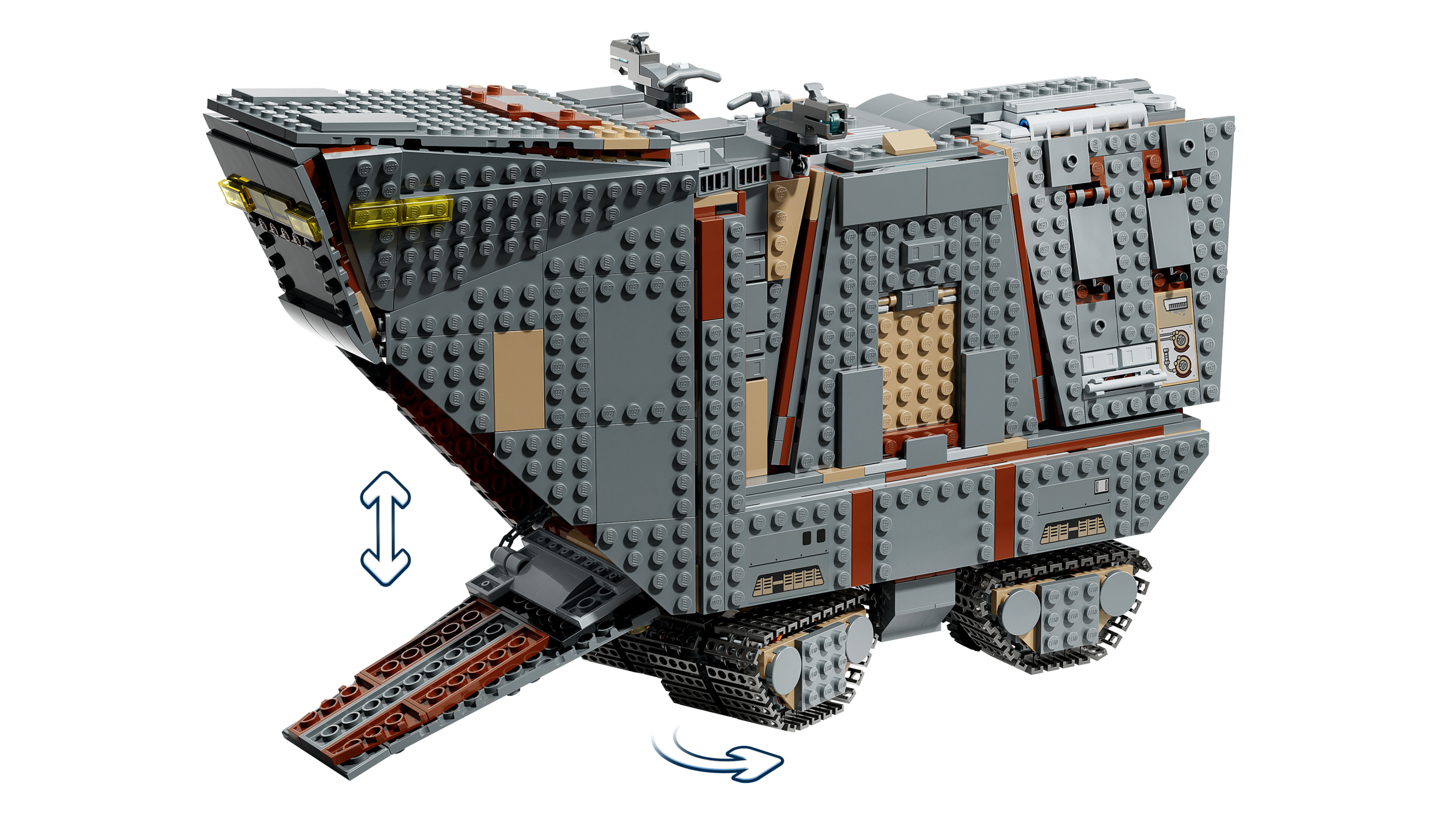乐高 LEGO 75453 外域沙漠履带车和泥角兽 - 图片 9
