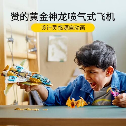 乐高(LEGO)积木 71770 赞的黄金神龙喷气式飞机