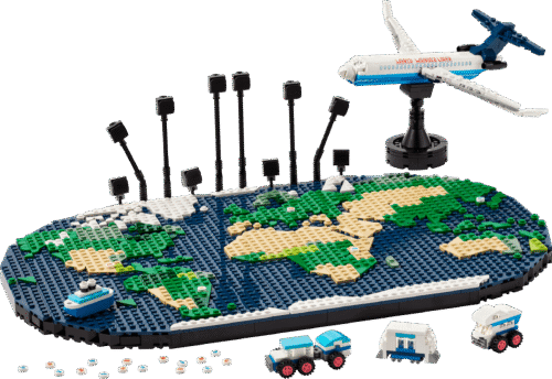乐高(LEGO)积木 41838 旅行足迹地图