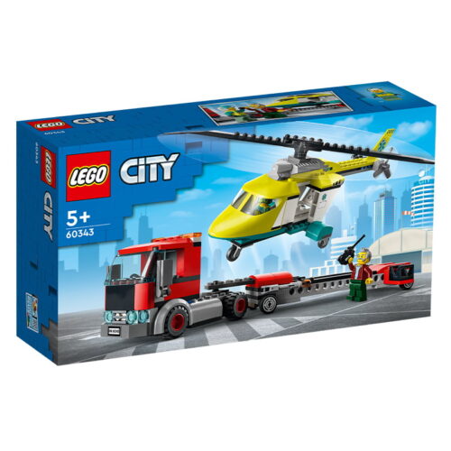 乐高(LEGO)积木 60343 救援直升机运输车