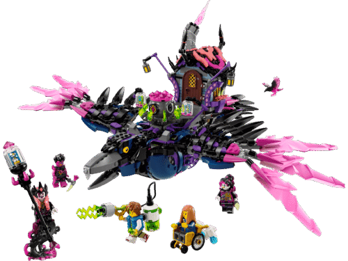 乐高(LEGO)积木 71478 不朽女巫的午夜渡鸦号飞船