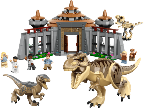乐高(LEGO)积木 76961 游客中心：霸王龙与迅猛龙暴虐攻击