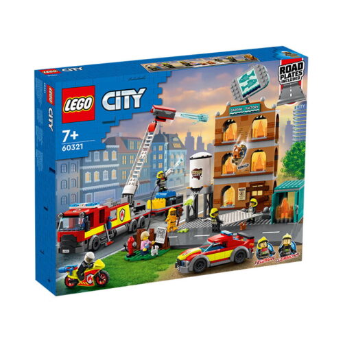 乐高(LEGO)积木 60321 英勇消防队