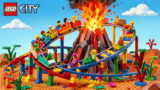 乐高城市组 60501 Lava Land 熔岩之地过山车开箱评测：Power Miners 致敬之作