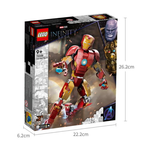 乐高(LEGO)积木 76206 钢铁侠人偶