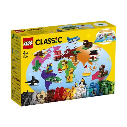 乐高(LEGO)积木 11015 环球动物大集合