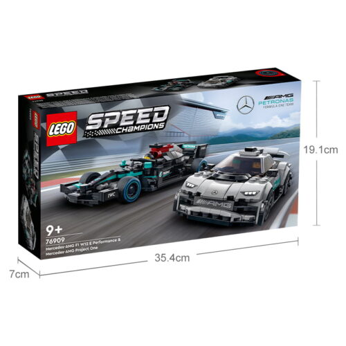 乐高(LEGO)积木 76909 梅赛德斯-AMG F1 W12 E Performance 和梅赛德斯-AMG Project One